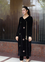 Black Angrakha embroidered