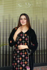 Black Angrakha embroidered 2