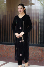 Black Angrakha embroidered