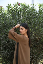 Camel with black stripes