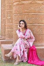 Satrangi Sahil silk dress