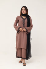 3 piece Mocha brown dress