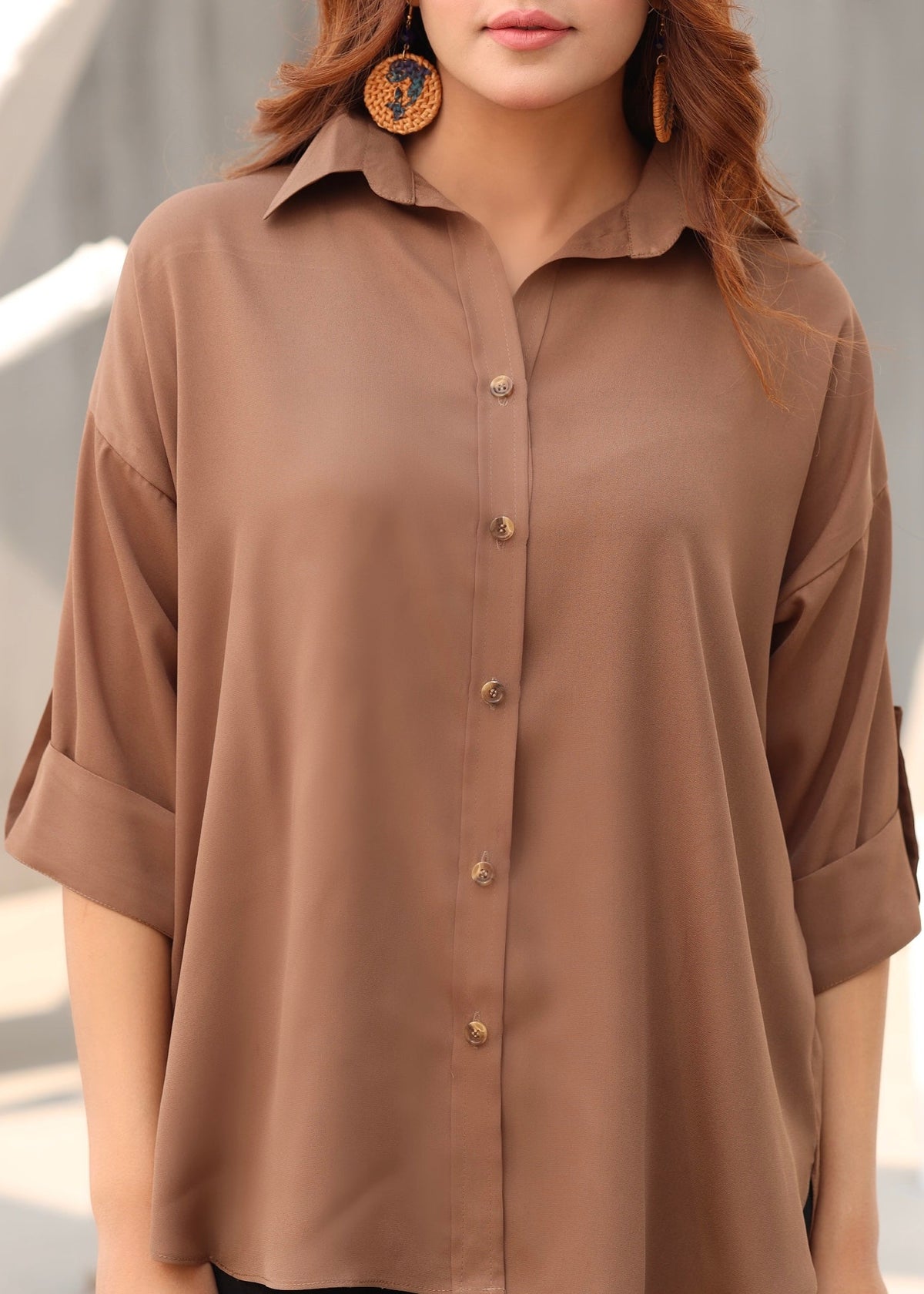 Camel brown shirt