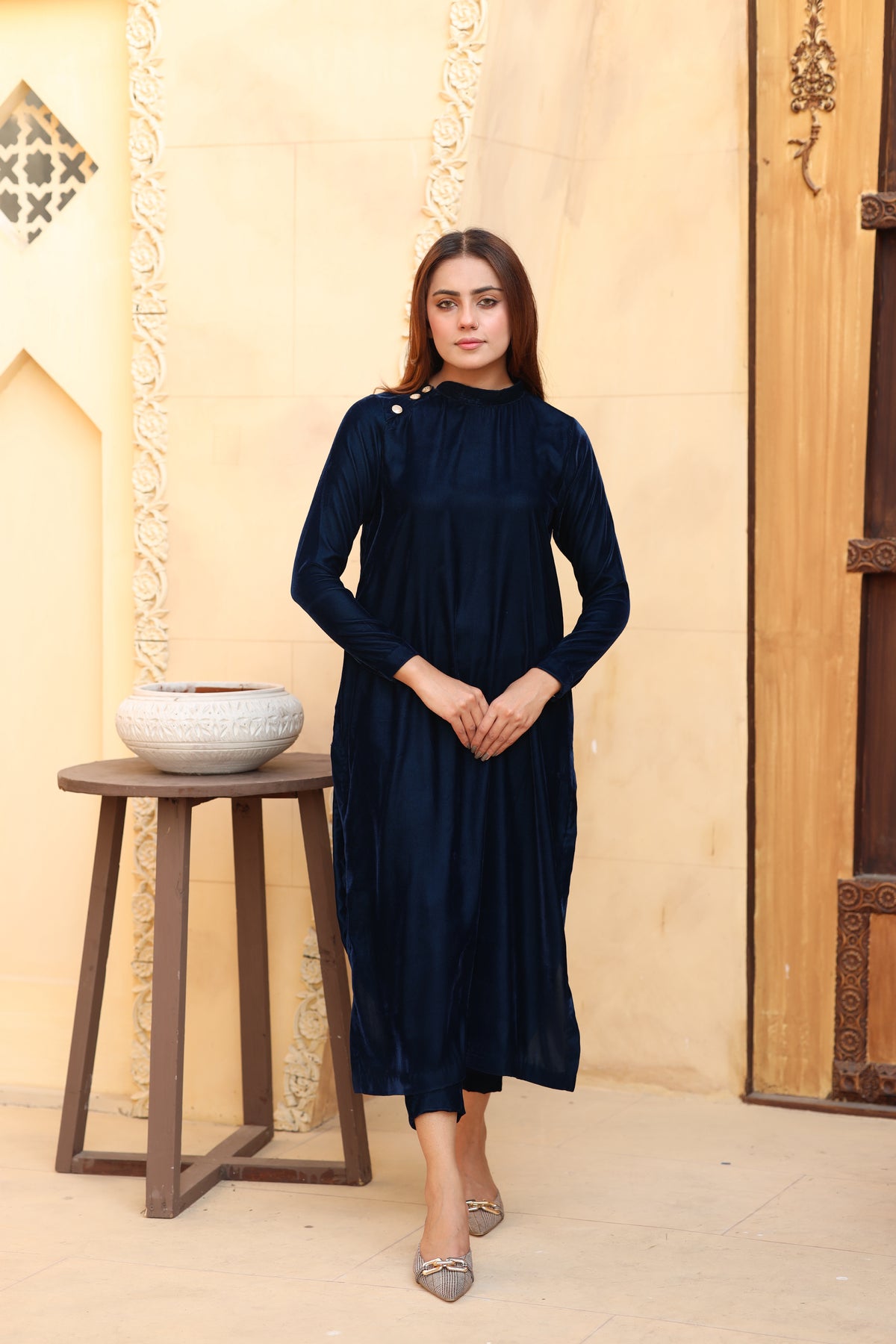 Navy blue grace set
