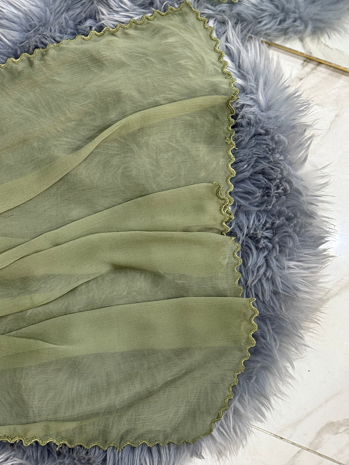 Pistachio dupatta