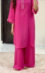 Pink pearl dress