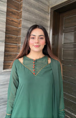 3 piece chiffon dress