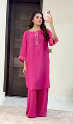 Pink pearl dress
