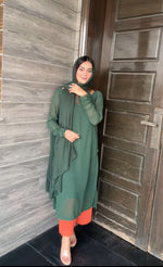 3 piece chiffon dress